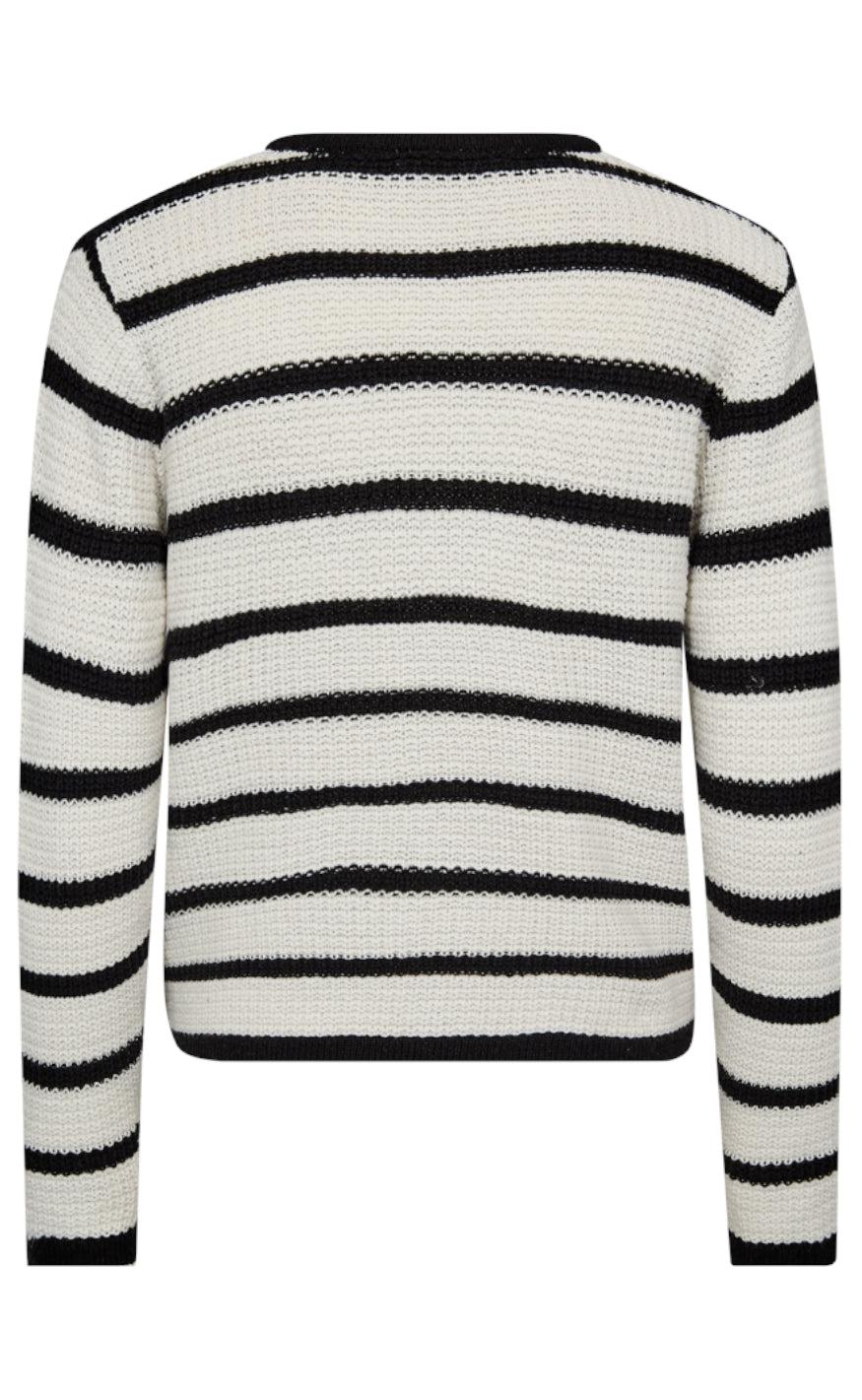 Freequent Cardigan - Cotla - Tofu W. Black