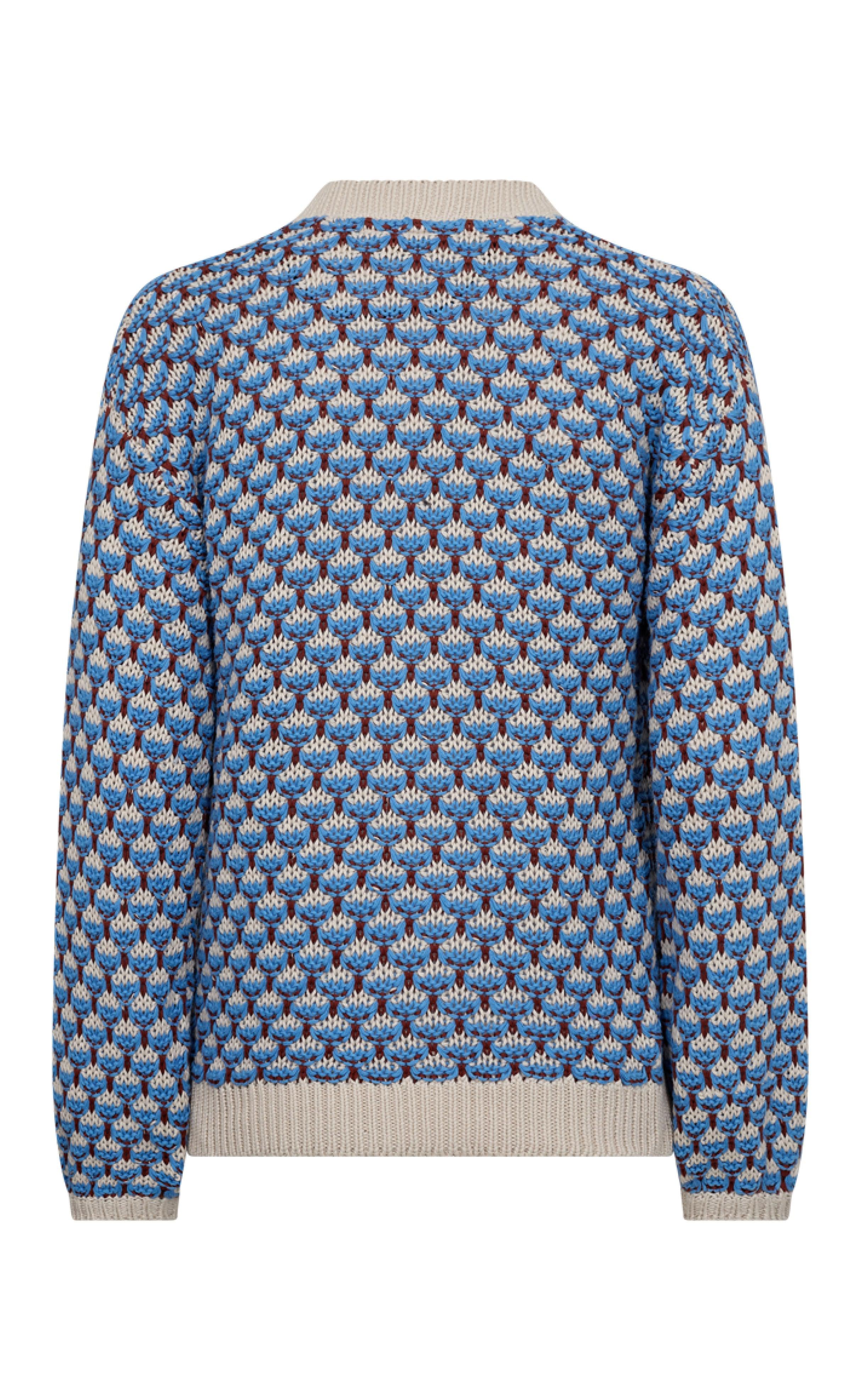 Freequent Cardigan - Flippy - Moonbeam W. Azure Blue
