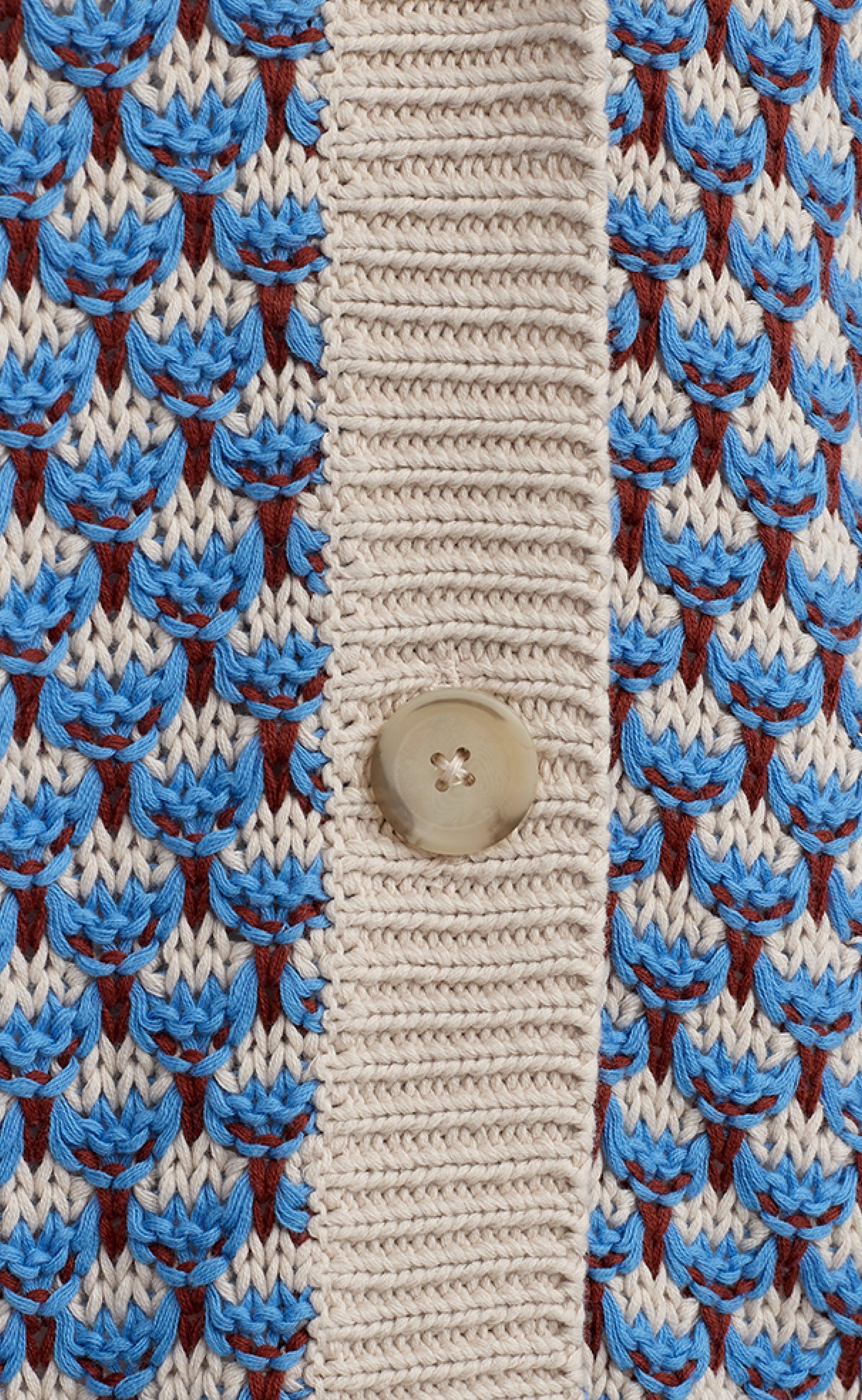 Freequent Cardigan - Flippy - Moonbeam W. Azure Blue