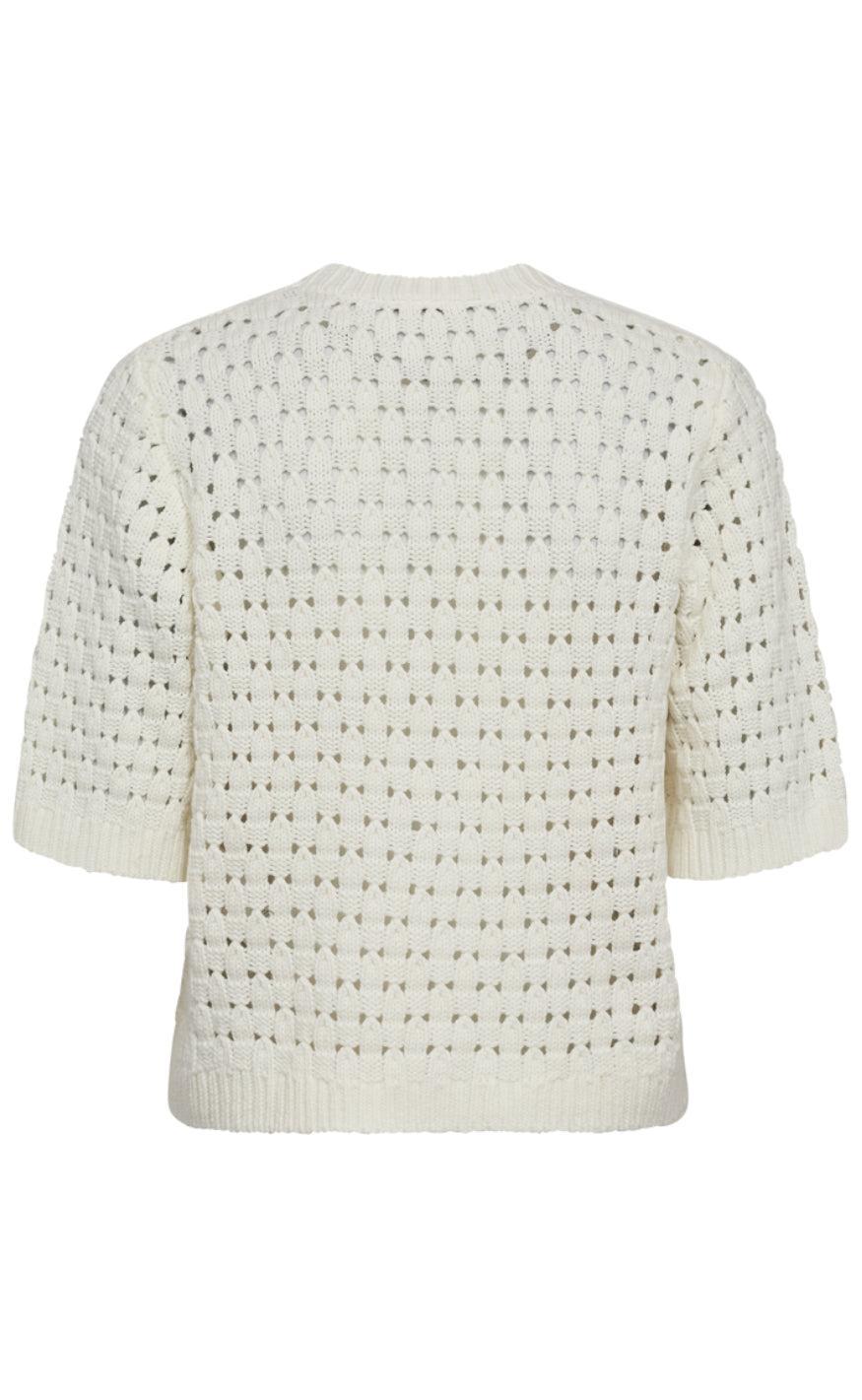 Freequent Cardigan - Flotta - Star Off-White