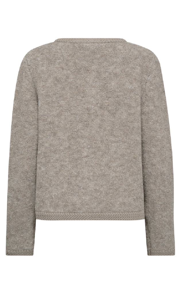 Freequent Cardigan - Grschrista - Simply Taupe Mel.