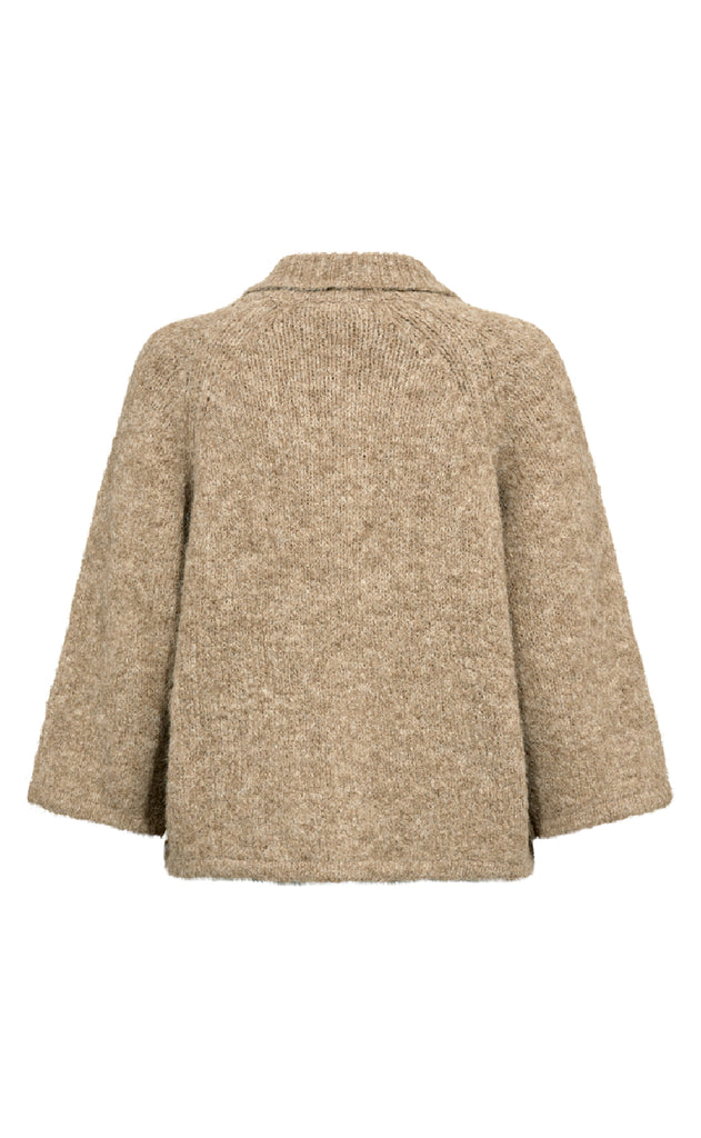 Freequent Cardigan - Grslulu - Silver Mink Melange