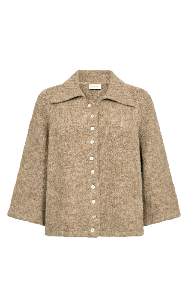 Freequent Cardigan - Grslulu - Silver Mink Melange