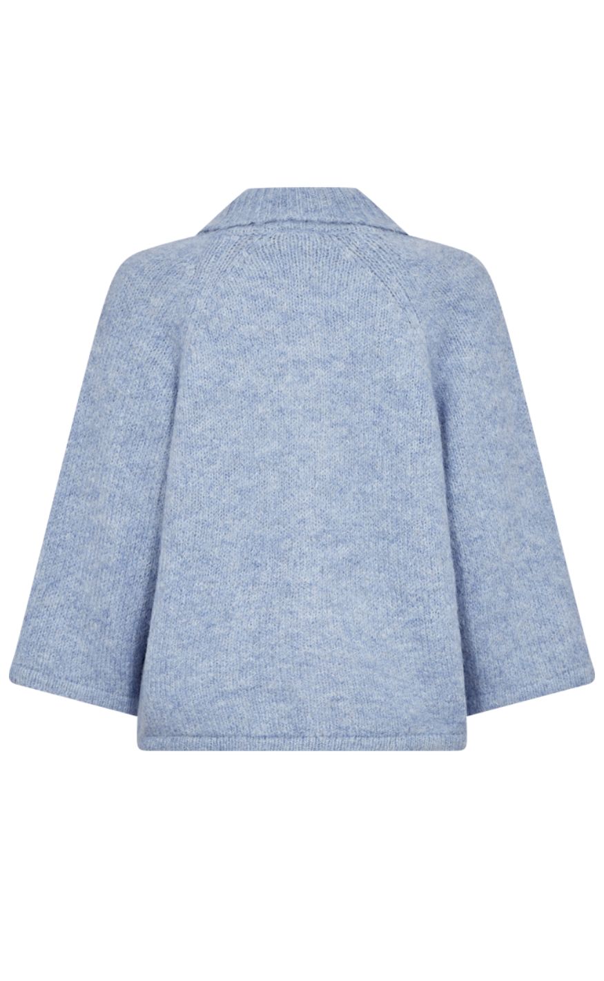 Freequent Cardigan - Grslulu - Vista Blue Melange