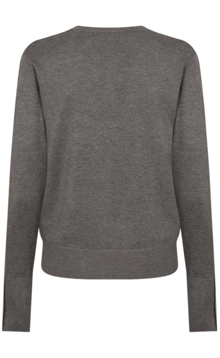 Freequent Cardigan - Katie - Morel Melange