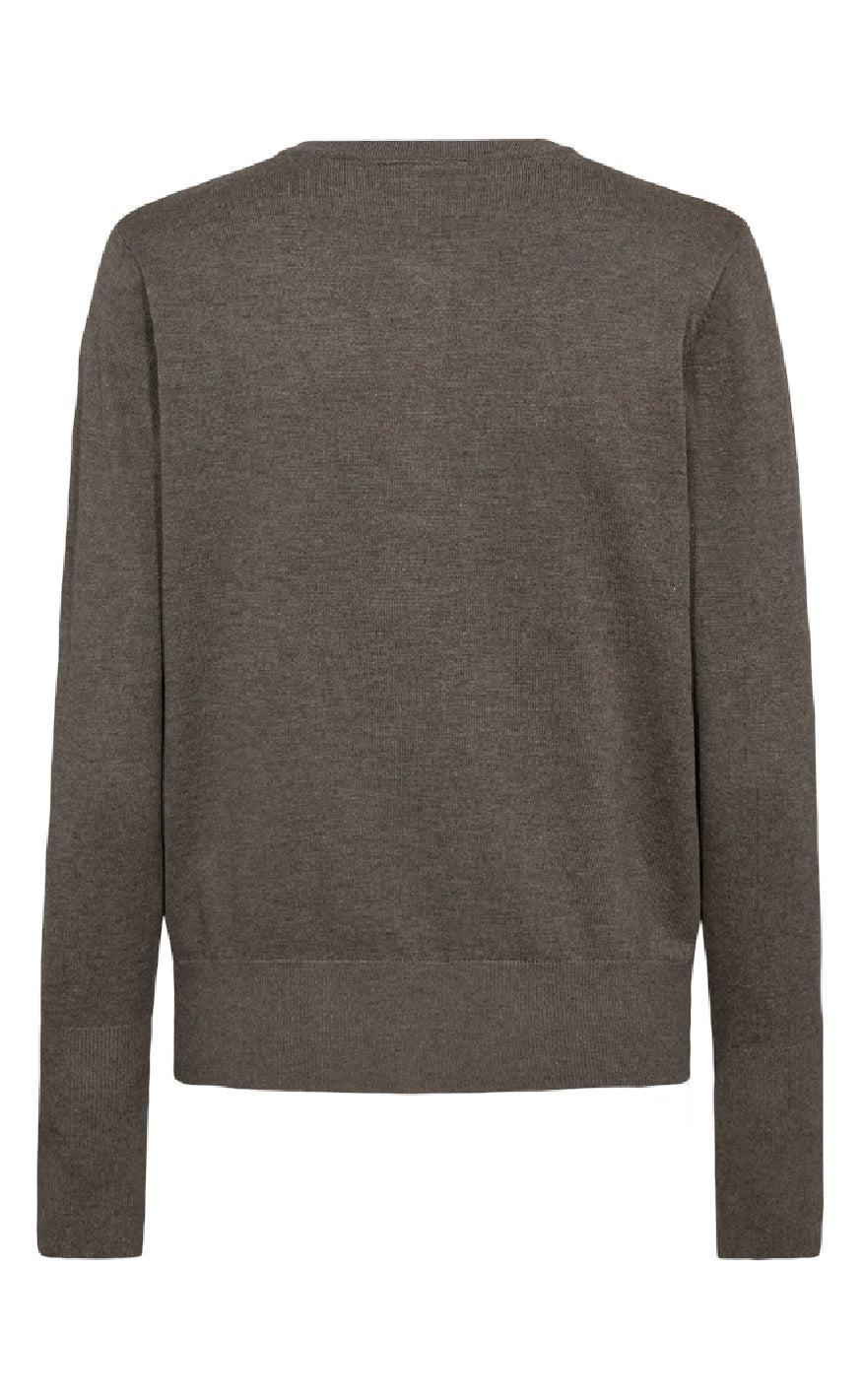 Freequent Cardigan - Katie - Morel Melange