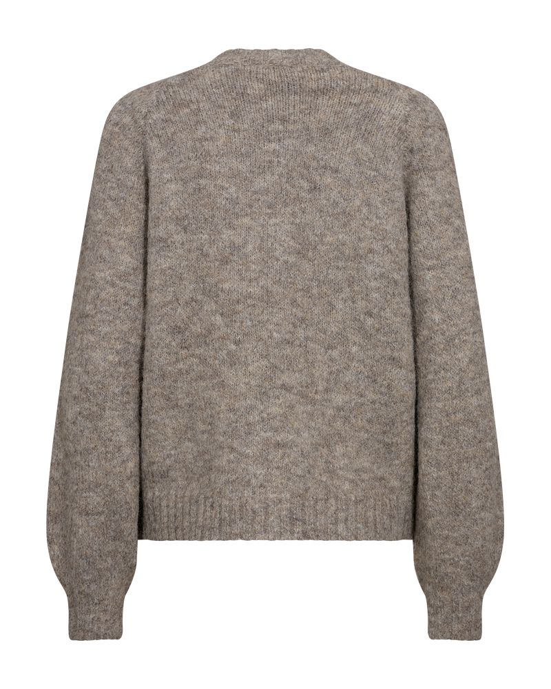 Freequent Cardigan - Louisa - Desert Taupe Melange