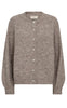 Freequent Cardigan - Louisa - Desert Taupe Melange