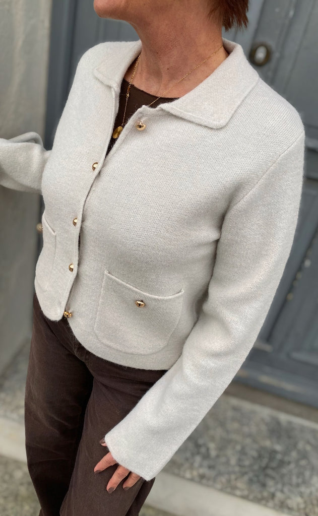 Freequent Cardigan - Zana - Moonbeam