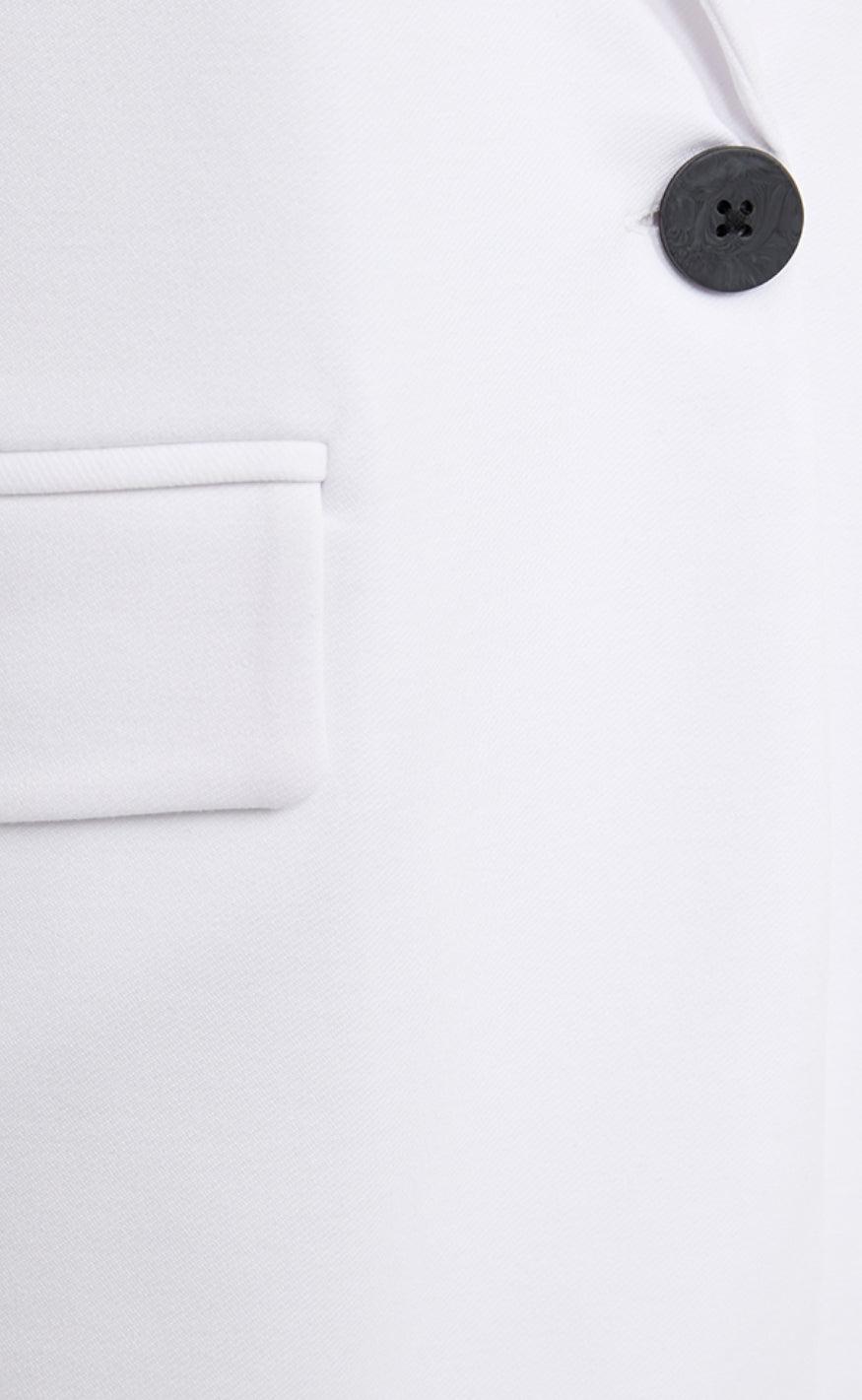 Freequent Jakke / Blazer - Nanni Structure - Brilliant White