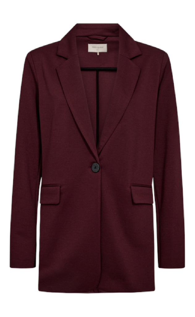 Freequent Jakke / Blazer - Nanni Structure - Port Royale Melange