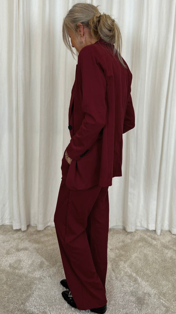 Freequent Jakke / Blazer - Nanni Structure - Port Royale Melange