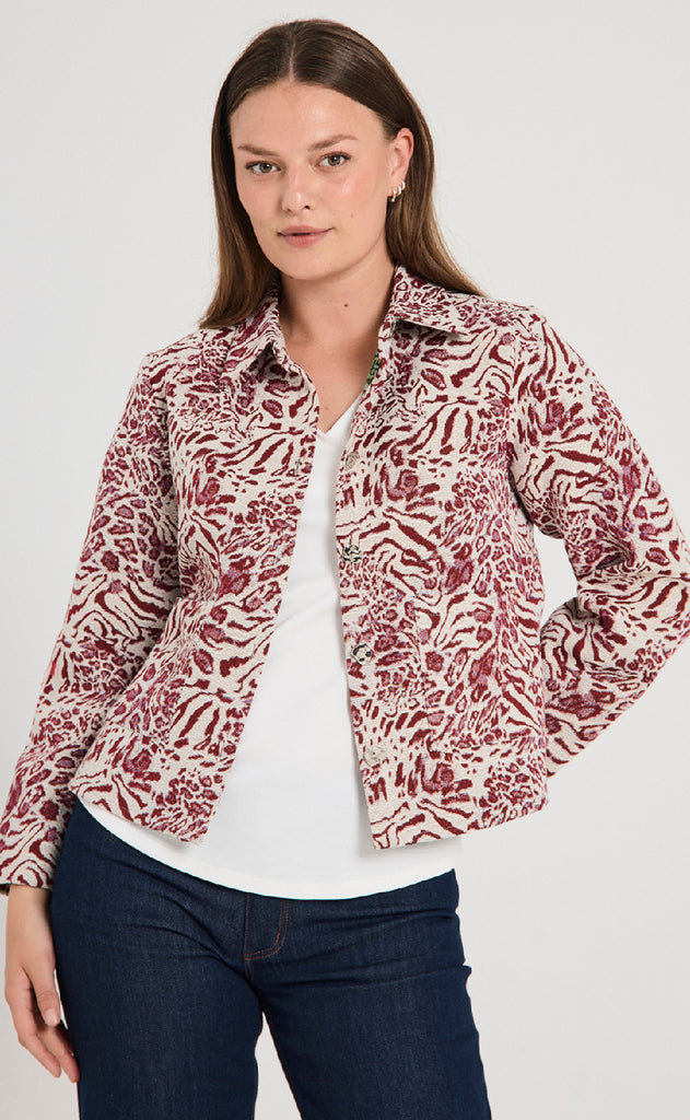 Freequent Jakke - Jady - Moonbeam w. Port Royale