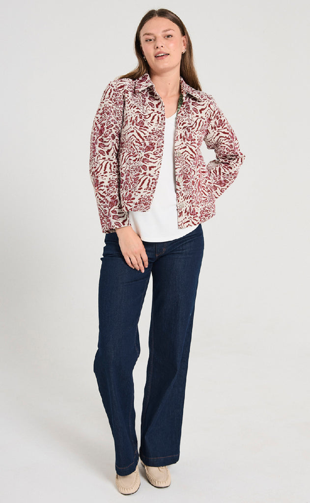 Freequent Jakke - Jady - Moonbeam w. Port Royale