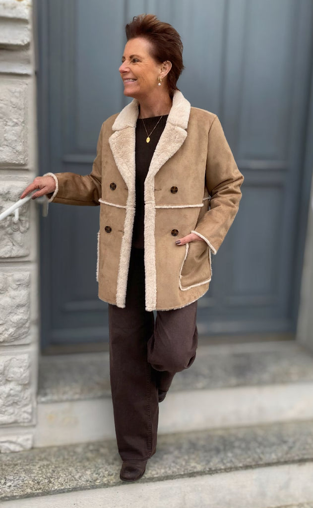 Freequent Jakke - Lamse - Thrush