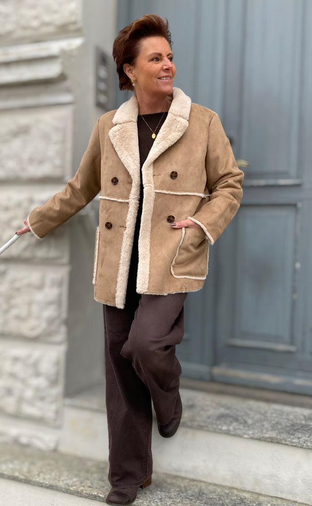 Freequent Jakke - Lamse - Thrush