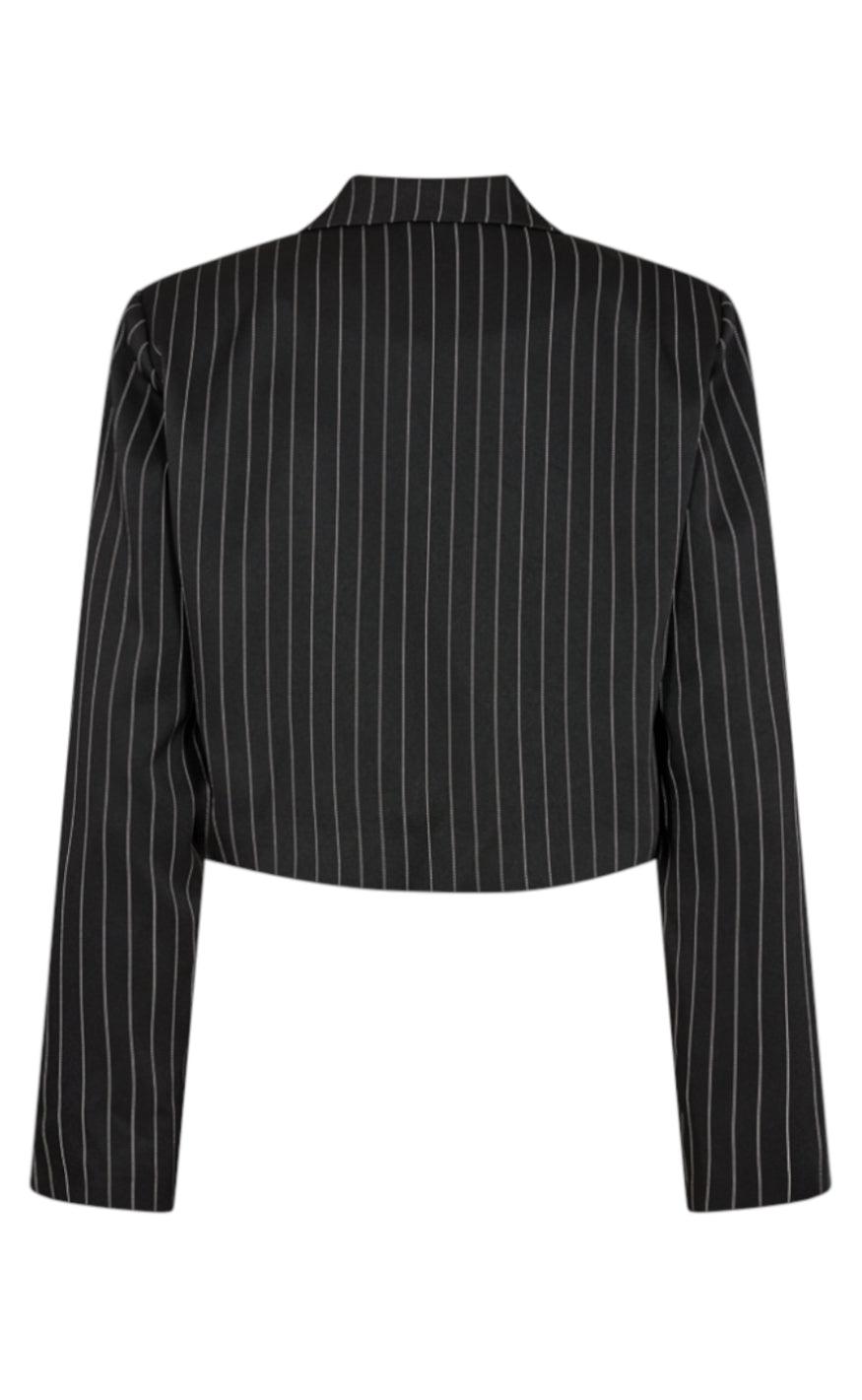 Freequent Jakke - Lovin - Black w. Off White