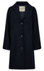 Freequent Jakke - Mellon Long - Navy Blazer