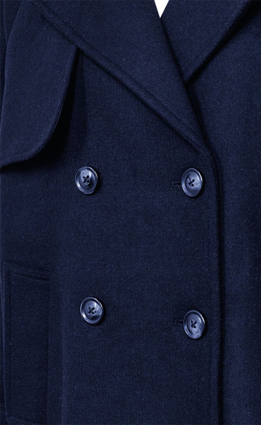 Freequent Jakke - Mellon Short - Navy Blazer