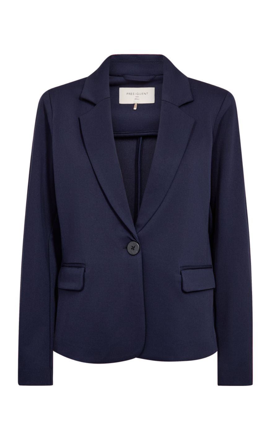 Freequent Jakke - Nanni - Navy Blazer