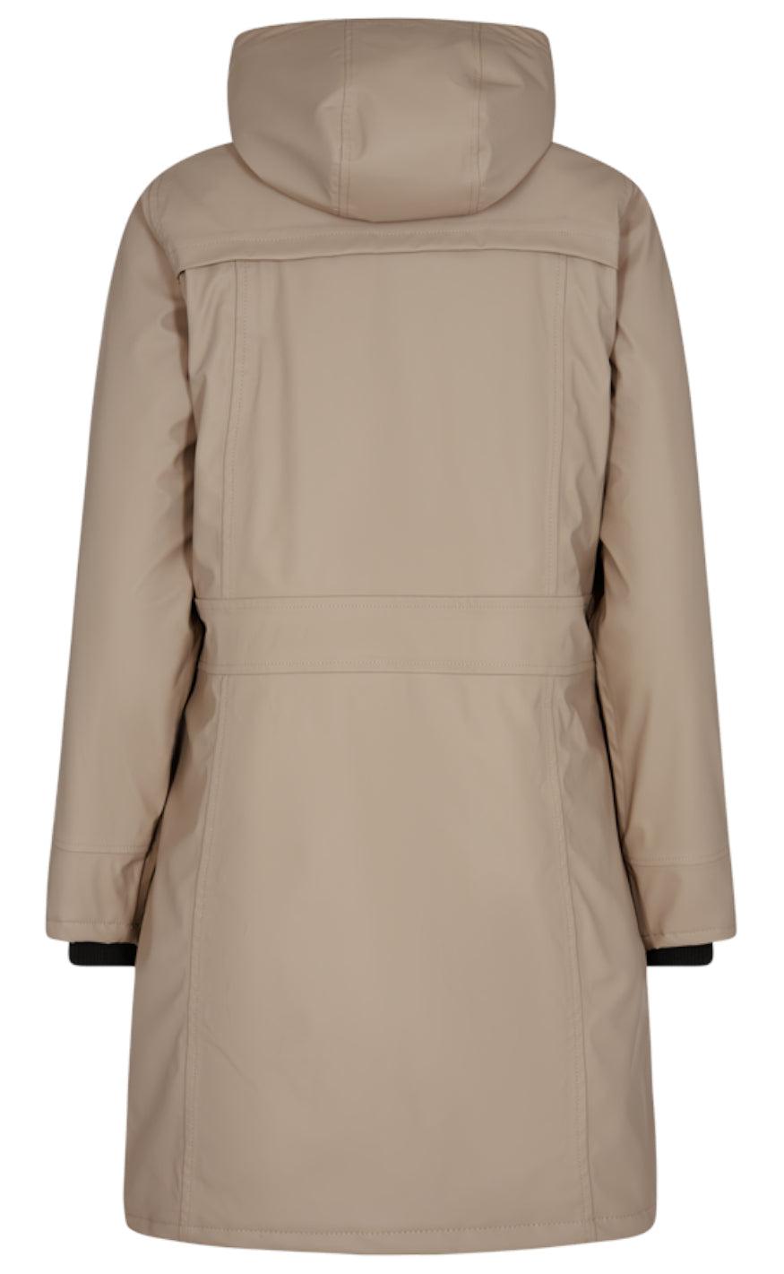 Freequent Jakke - Rain - Desert Taupe