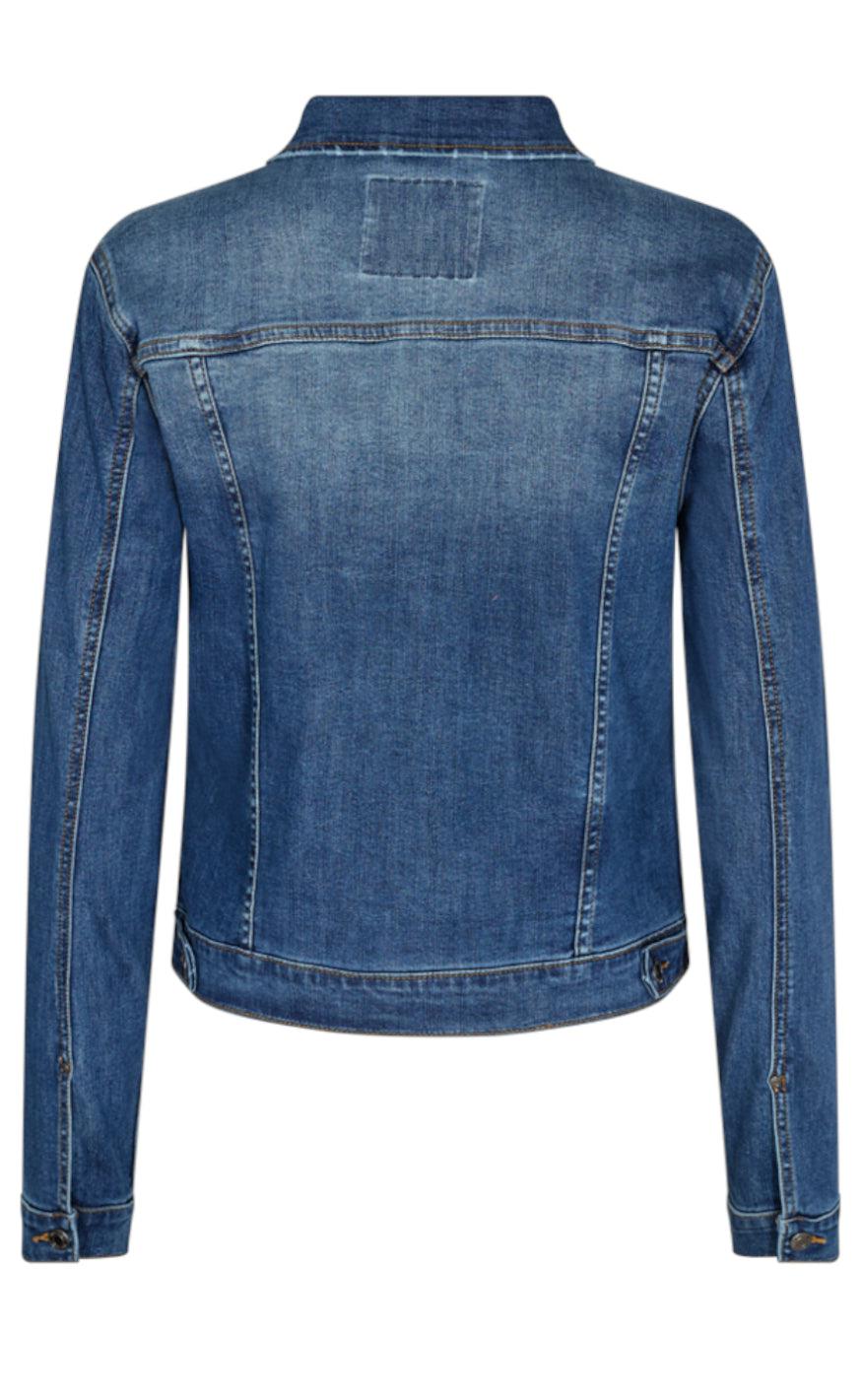 Freequent Jakke - Rock - Medium Blue Denim