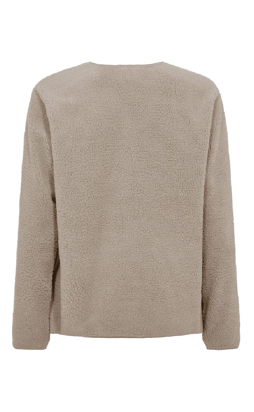 Freequent Jakke - Teddy - Simply Taupe