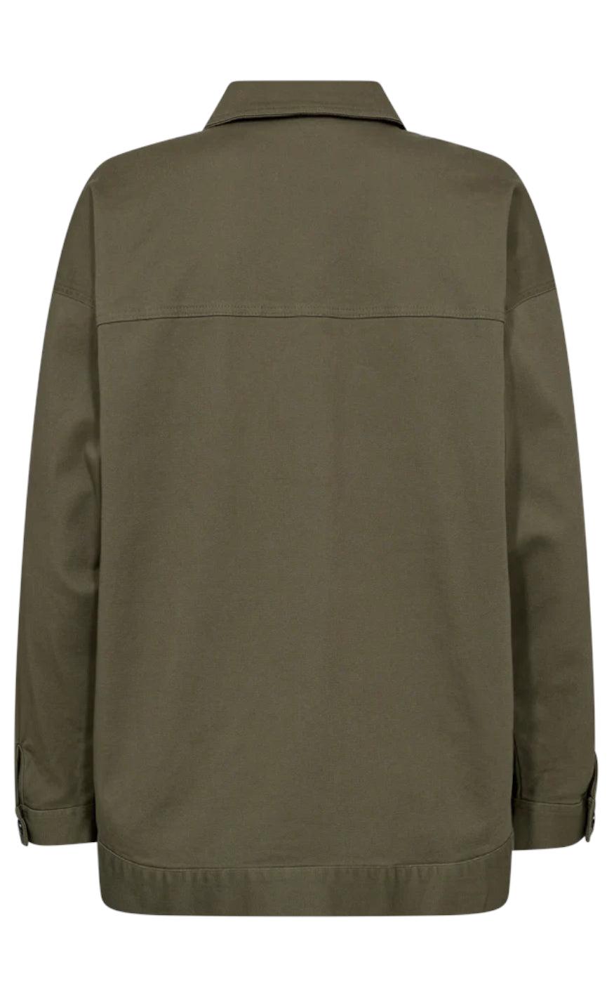 Freequent Jakke - Utili - Deep Lichen Green