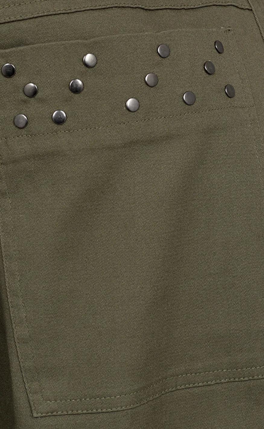 Freequent Jakke - Utili - Deep Lichen Green