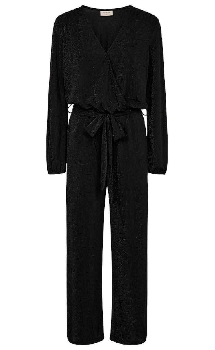Freequent Jumpsuit - Glitto - Black W. Black