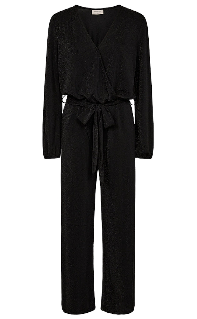 Freequent Jumpsuit - Glitto - Black W. Black