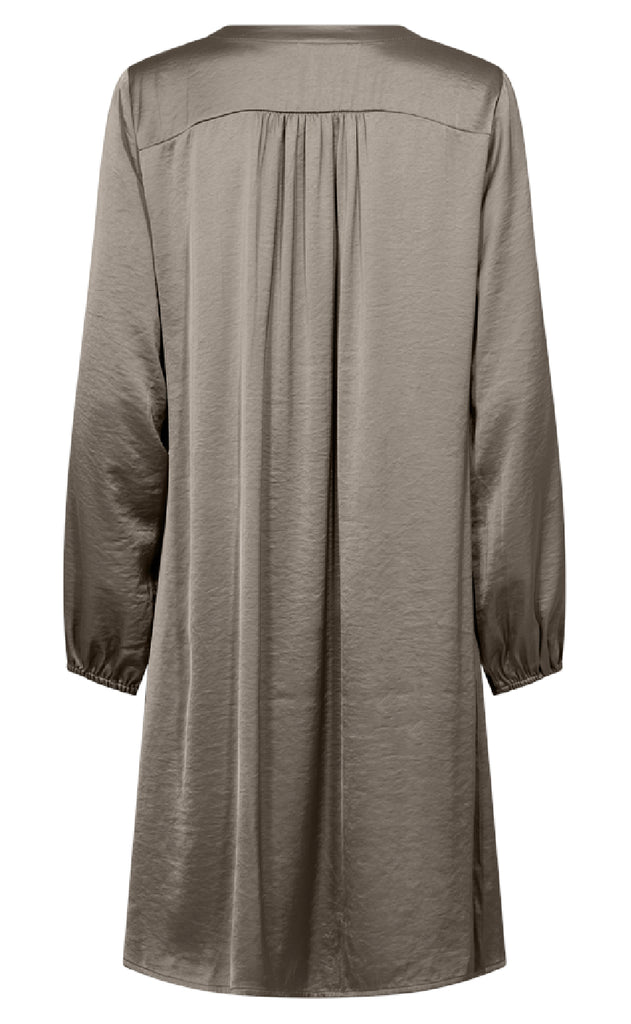 Freequent Kjole - Dove - Desert Taupe