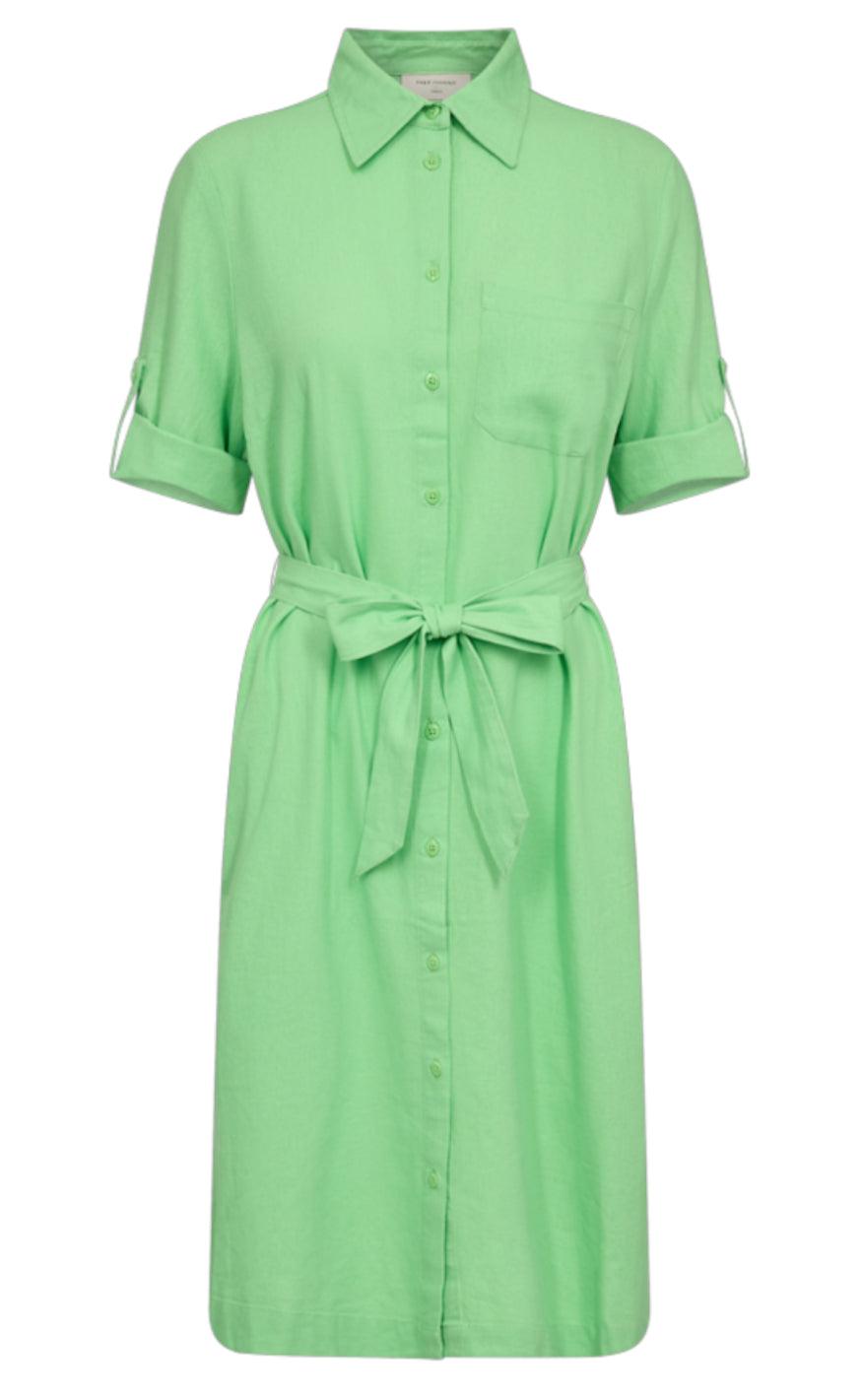 Freequent Kjole - Lava - Summer Green
