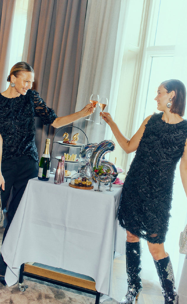 Freequent Kjole - Villa - Black