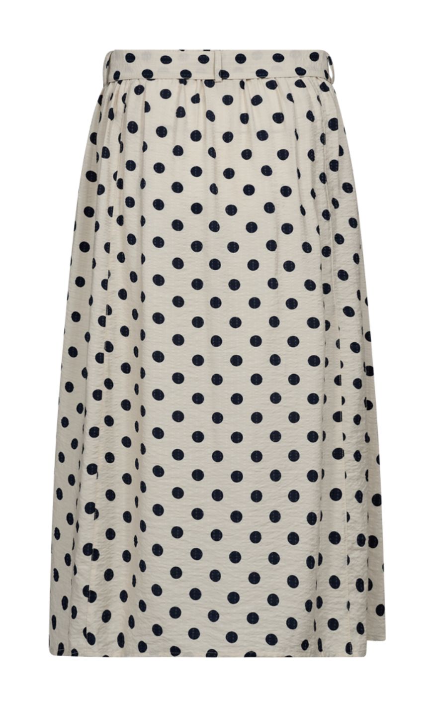 Freequent Nederdel - Alma - Moonbeam w. Navy Blazer