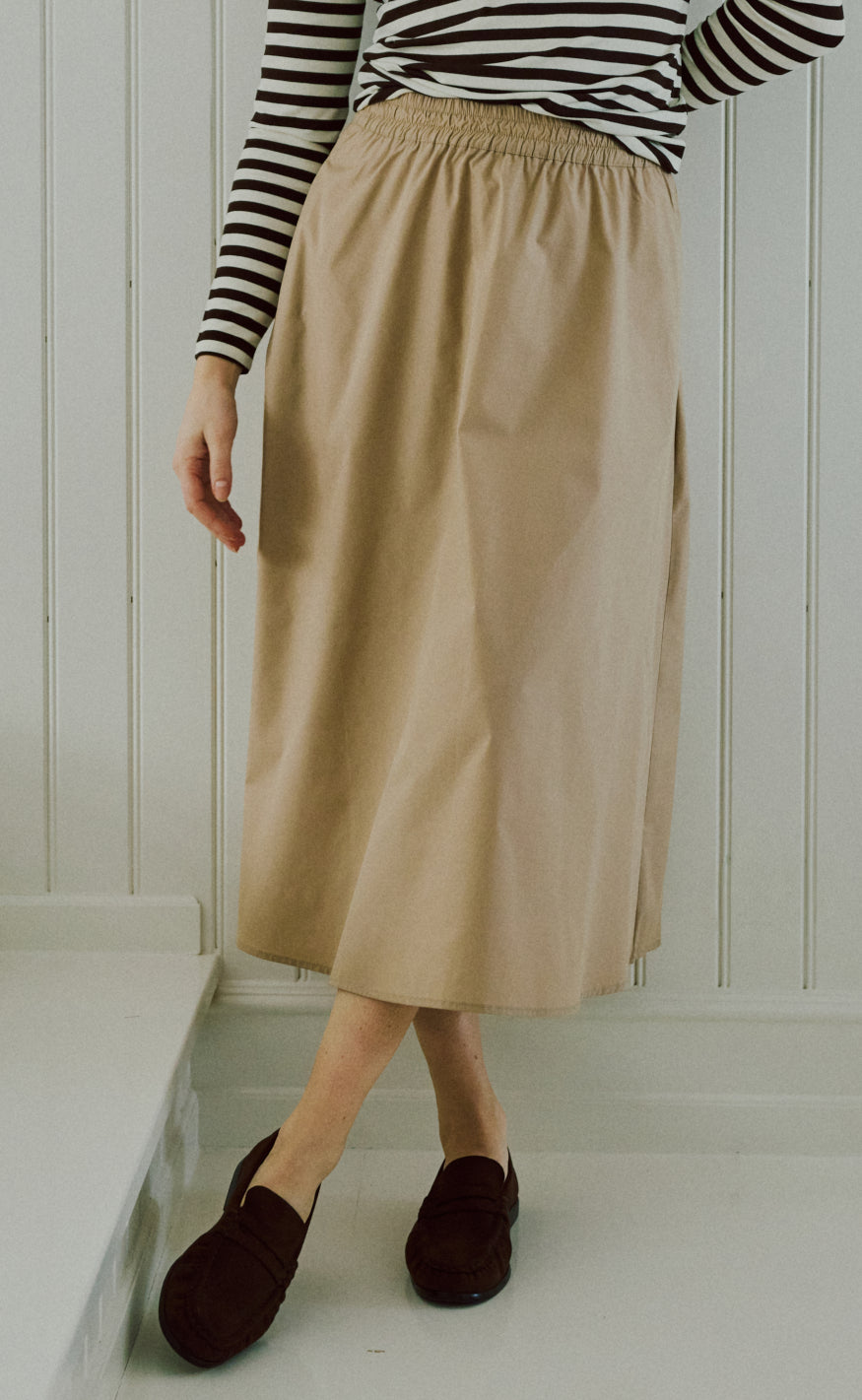 Freequent Nederdel - Breeze - Silver Mink