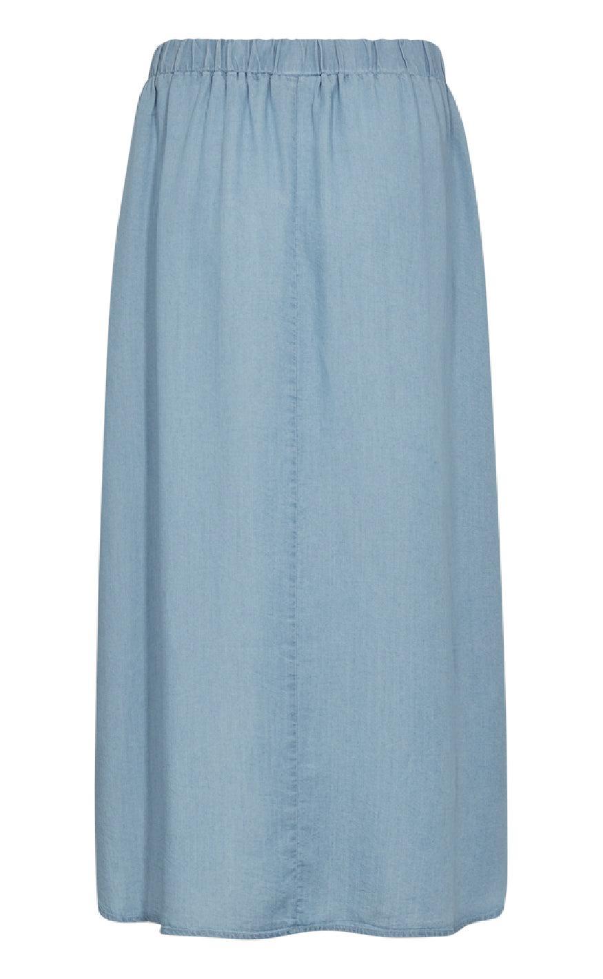 Freequent Nederdel - Carly - Light Blue Denim
