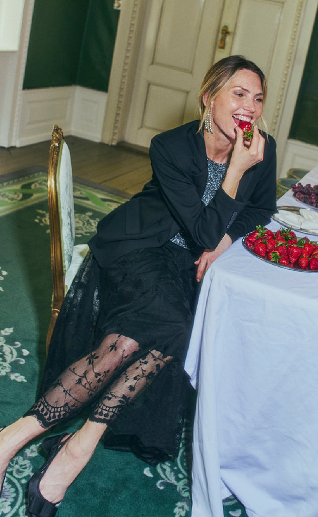 Freequent Nederdel - Lally - Black