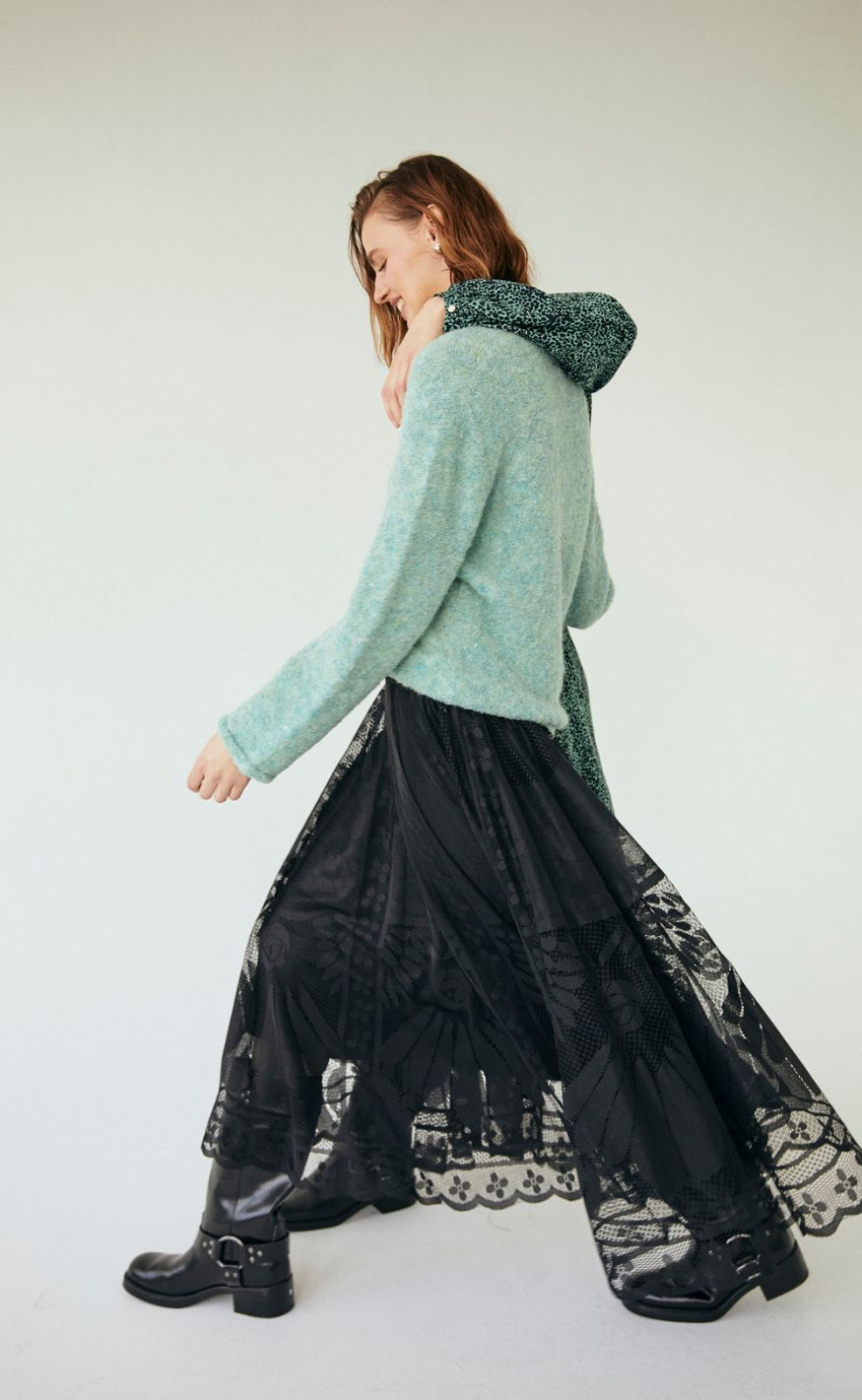 Freequent Nederdel - Lally - Black