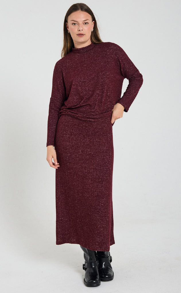 Freequent Nederdel - Laveco - Port Royale Melange