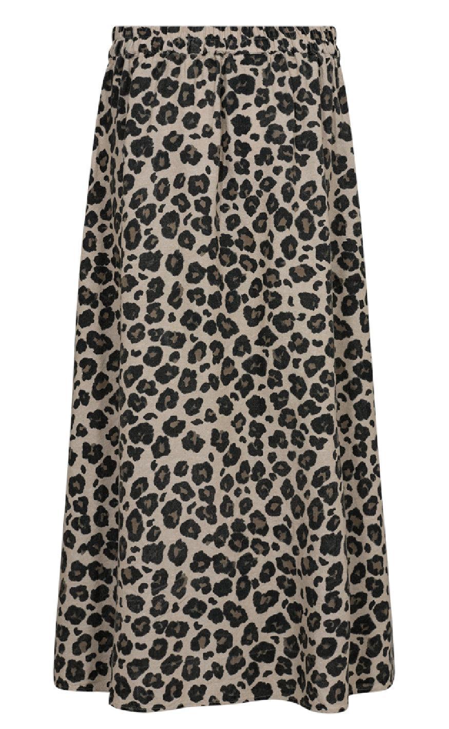 Freequent Nederdel - Lavisco - Sand Melange w. Black