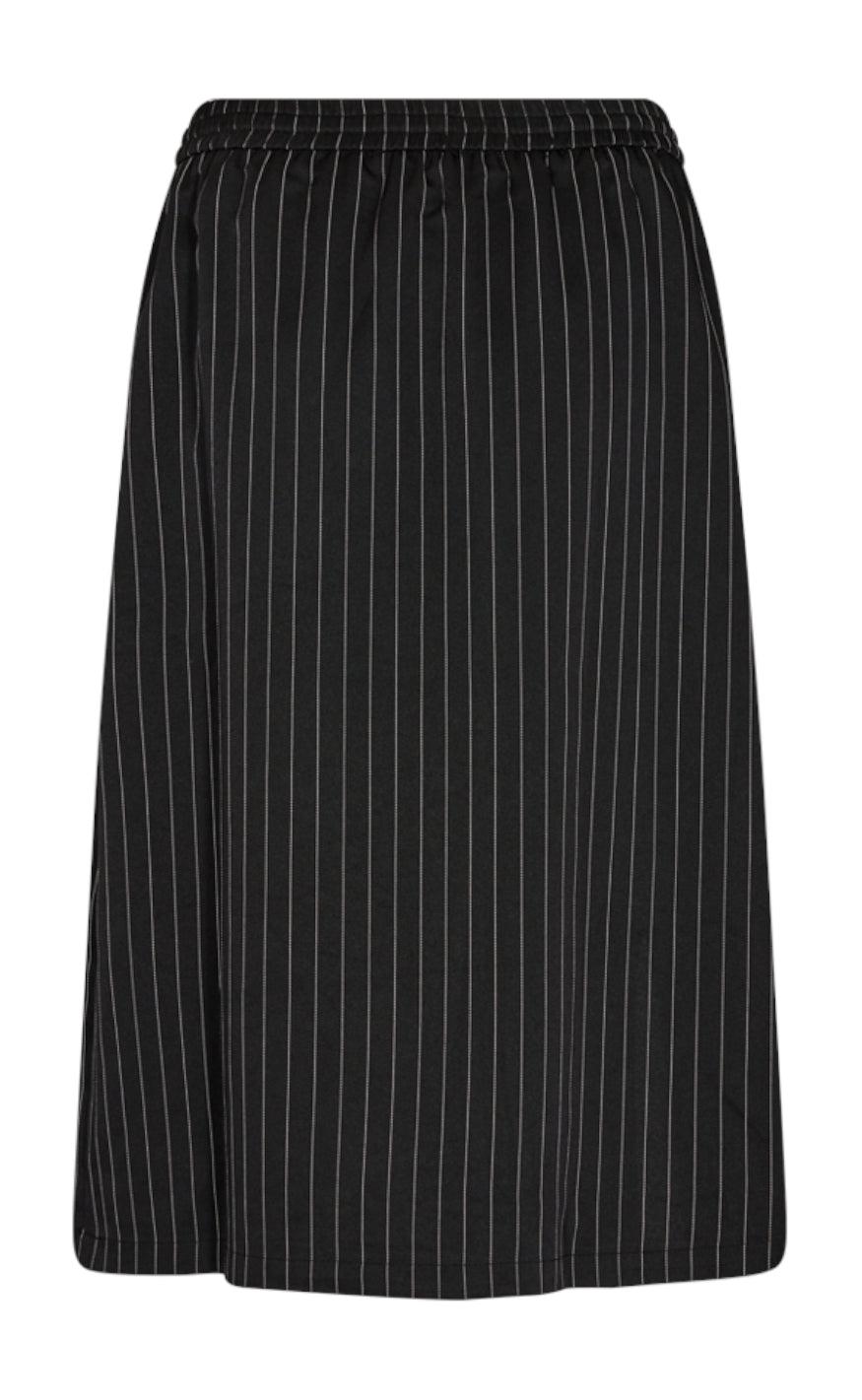 Freequent Nederdel - Lovin - Black W. Off-White