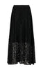 Freequent Nederdel - Vialipa - Black
