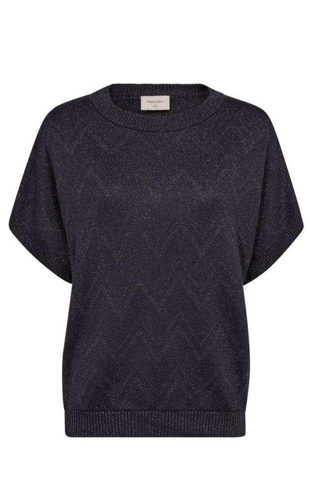 Freequent Pullover - Anilux - Gray Pinetripe W. Gunmetal