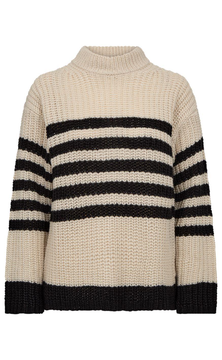 Freequent Pullover - Cox - Moonbeam W. Black
