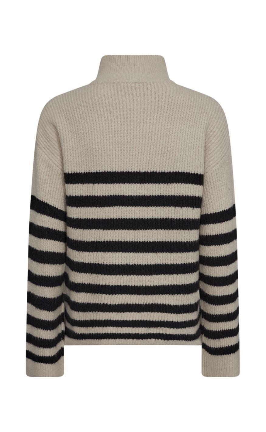 Freequent Pullover - Coxy - Moonbeam W. Black