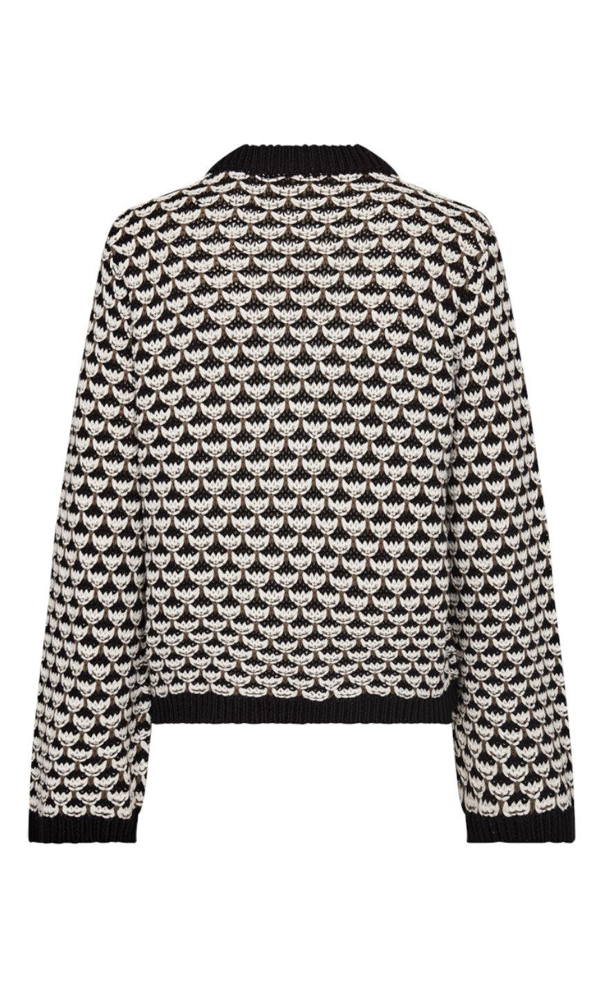 Freequent Pullover - Flippy - Black W. Off White