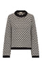 Freequent Pullover - Flippy - Black W. Off White