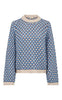 Freequent Pullover - Flippy - Moonbeam W. Azure Blue
