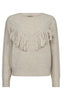 Freequent Pullover - Fringe - Moonbeam melange